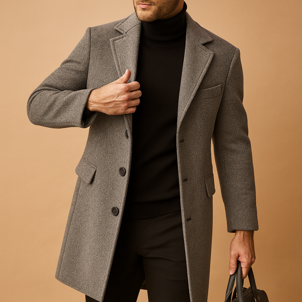 Warm formal coat for men | Leonard