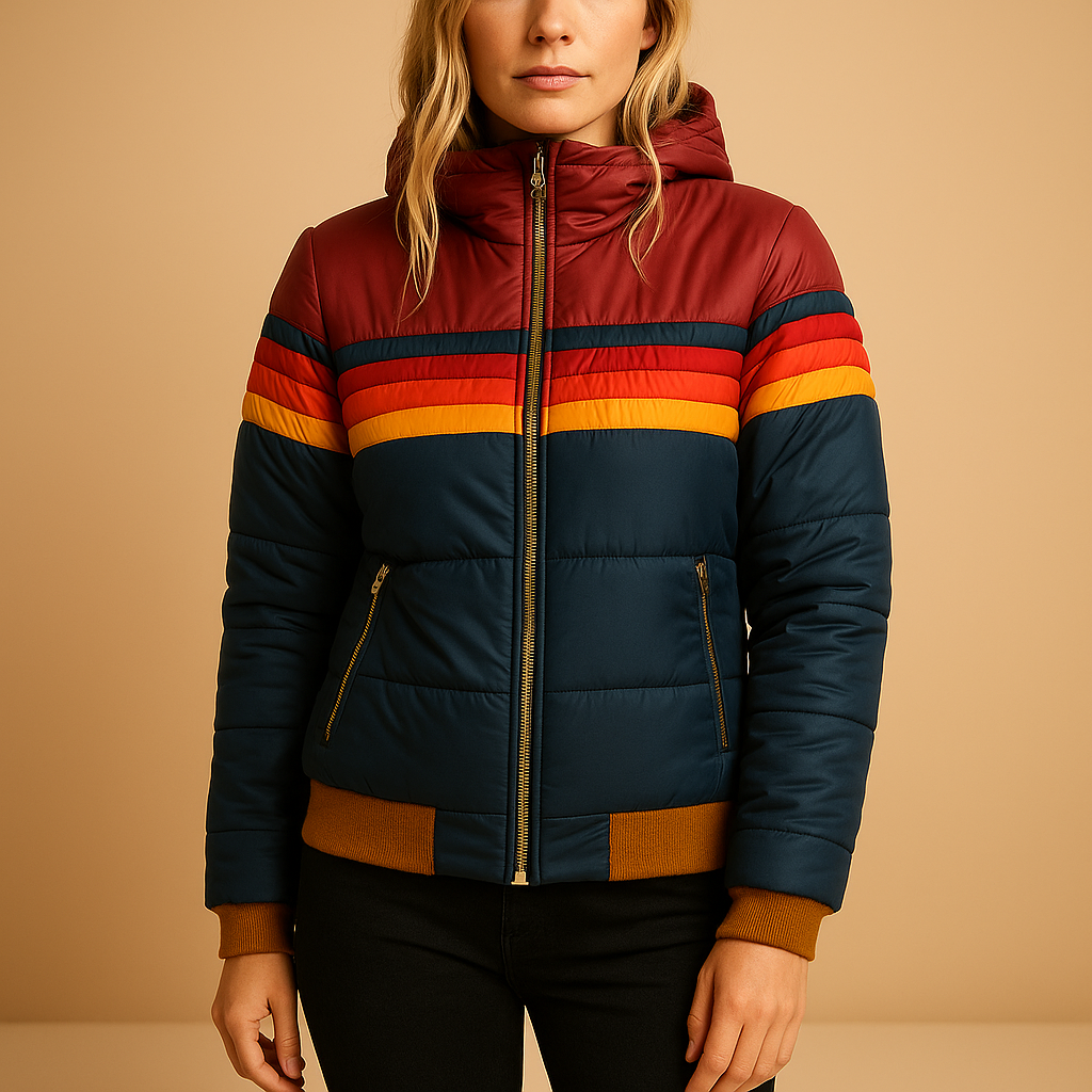 Warm hooded winter coat for women | Felicity