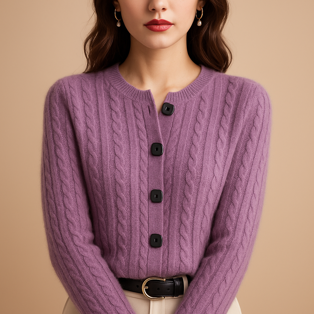 Warm wool buttoned vest for women | Kate