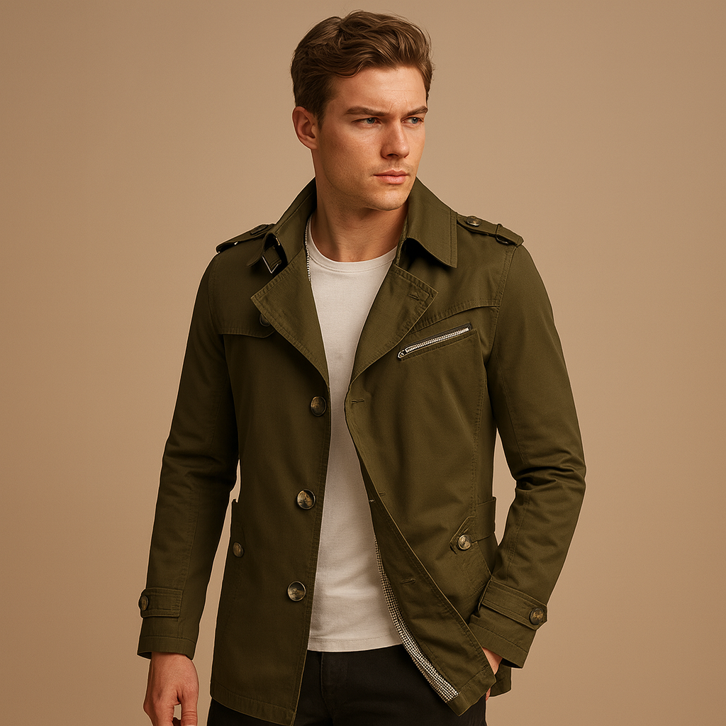 Waterproof trench coat for men | Adrian
