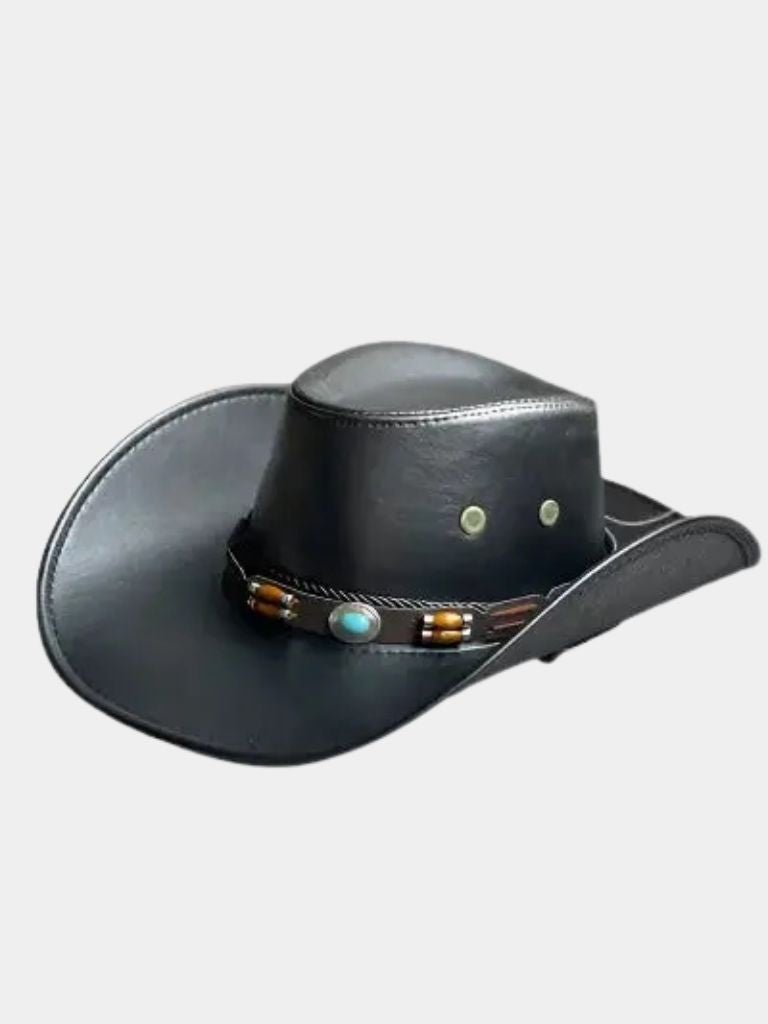 Western Cowboy Leather Hat for Men