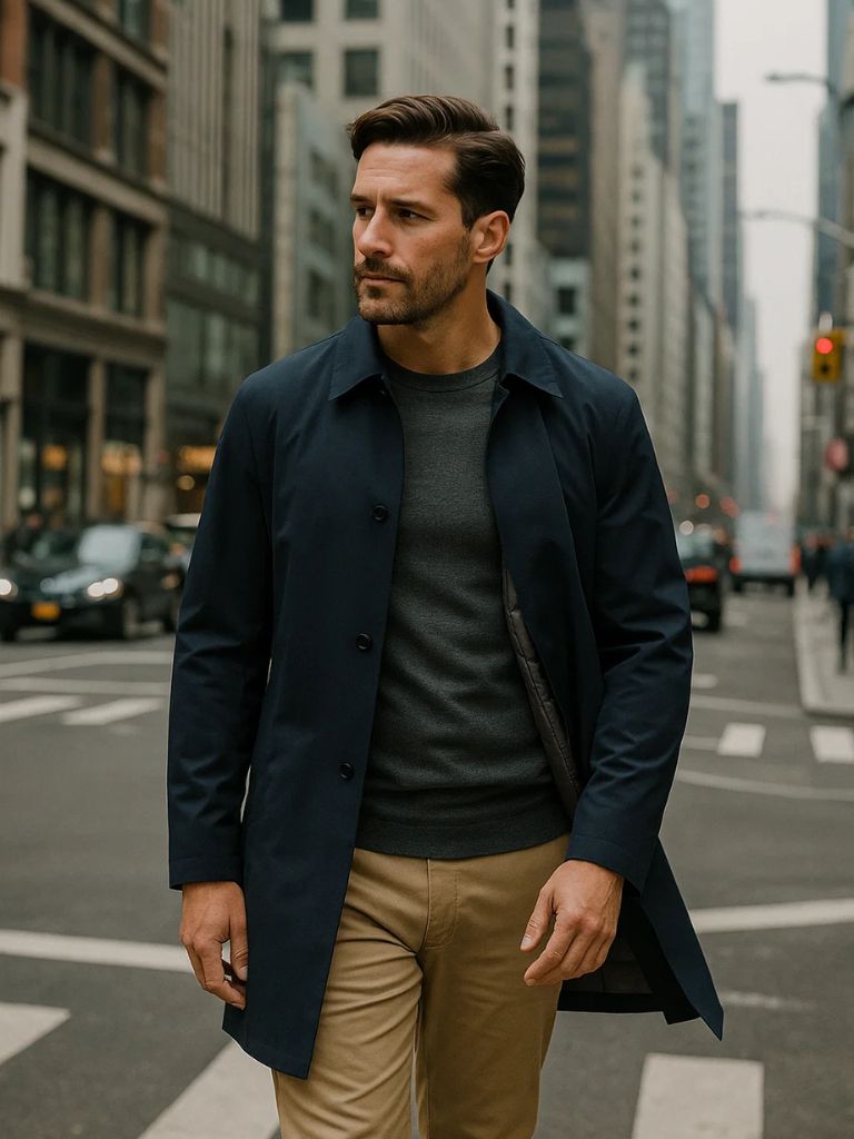 Winter Classic Overcoat for Men