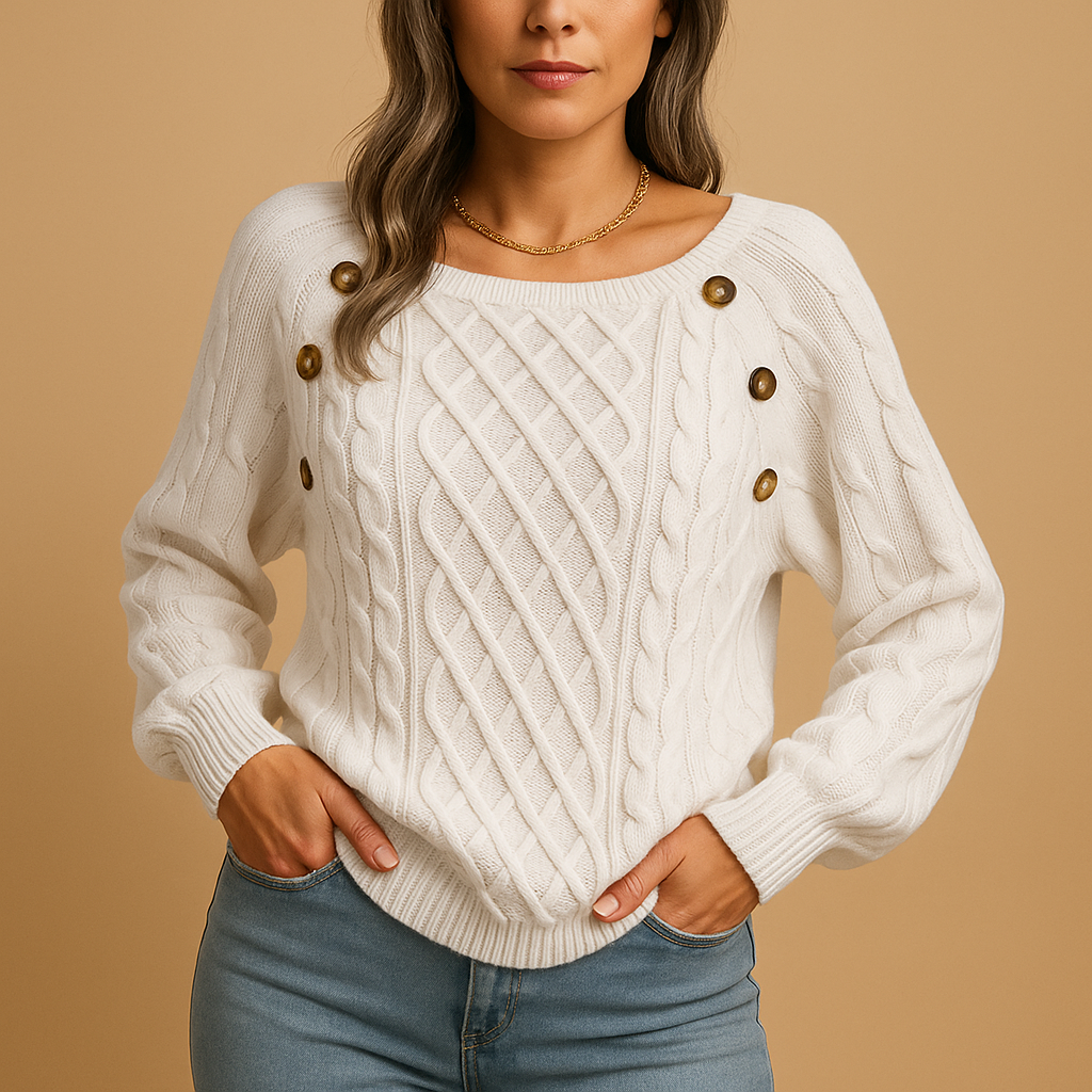 Elegant knit sweater for women | Kaiya