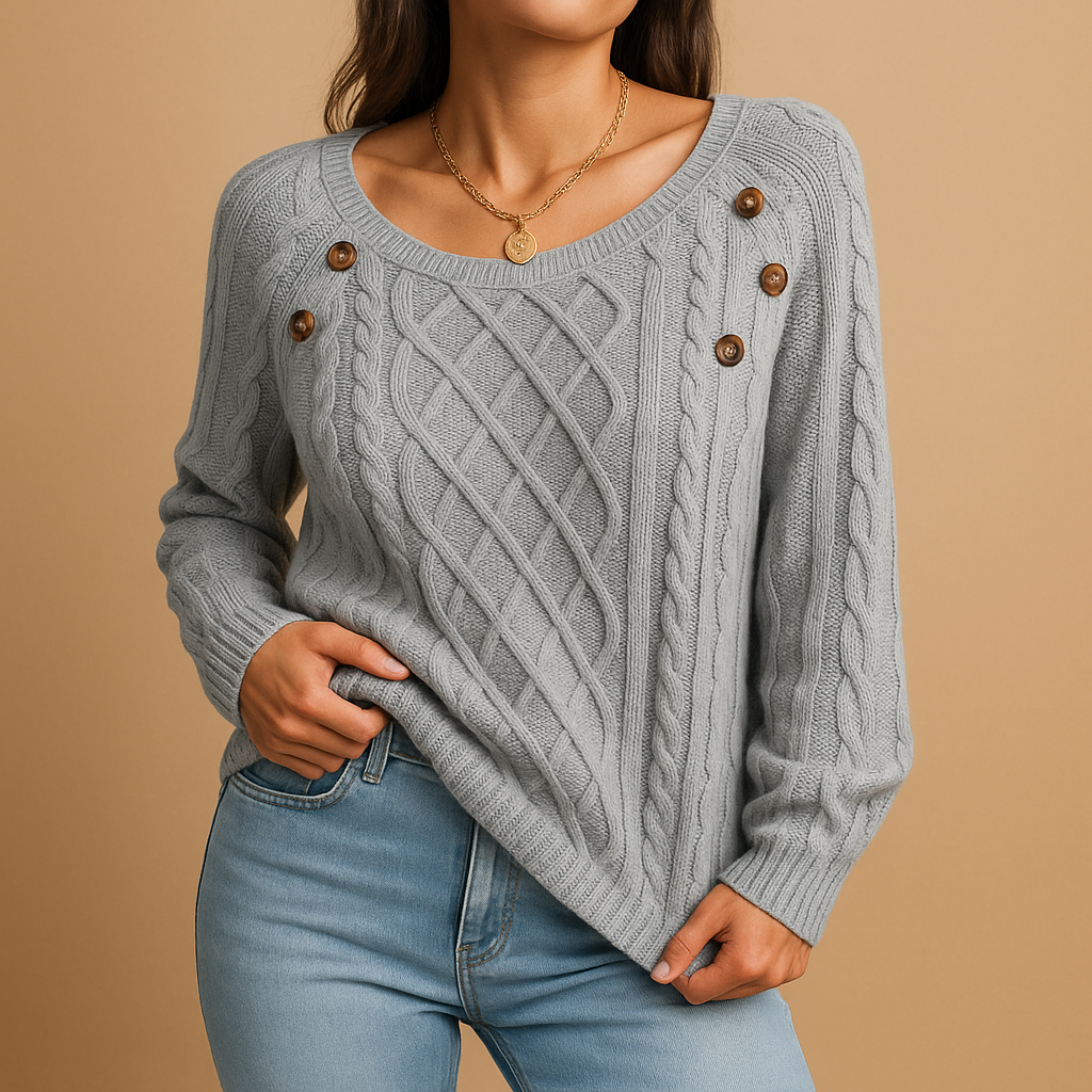 Elegant knit sweater for women | Kaiya