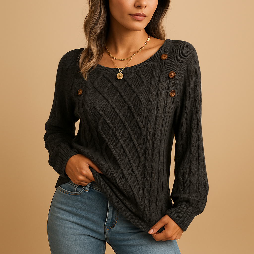 Elegant knit sweater for women | Kaiya