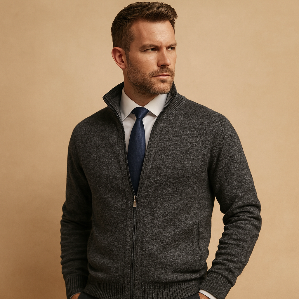 Zipped cardigan for men | Ethan