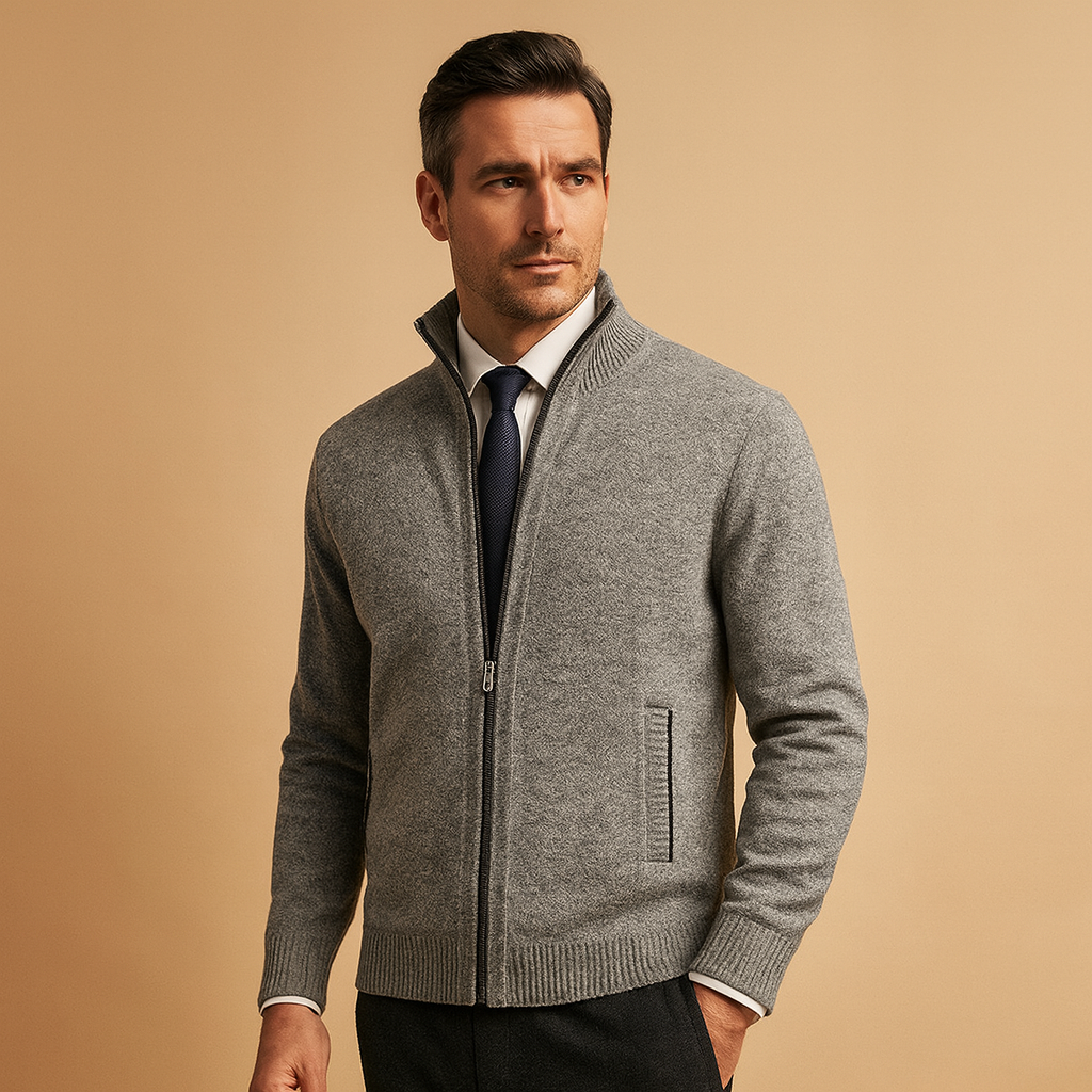 Zipped cardigan for men | Ethan