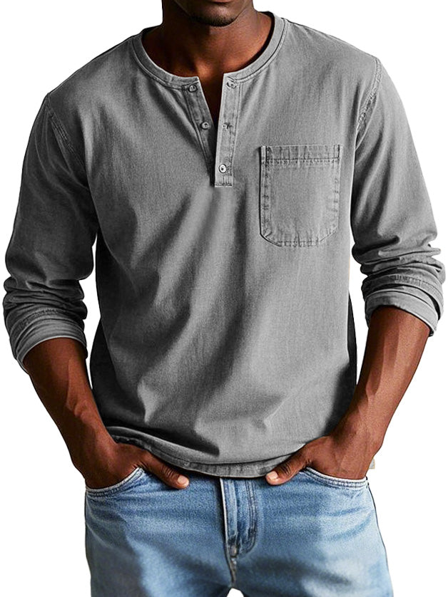 Owen | Vintage Henley Shirt