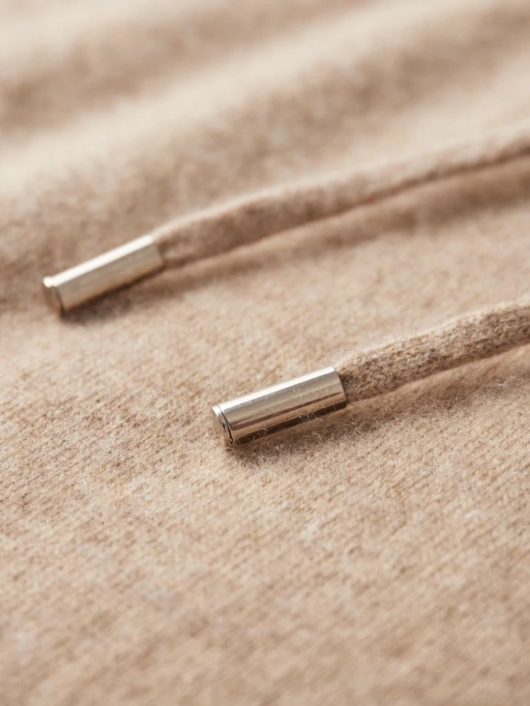 100% Cashmere Hooded Sweater for Men