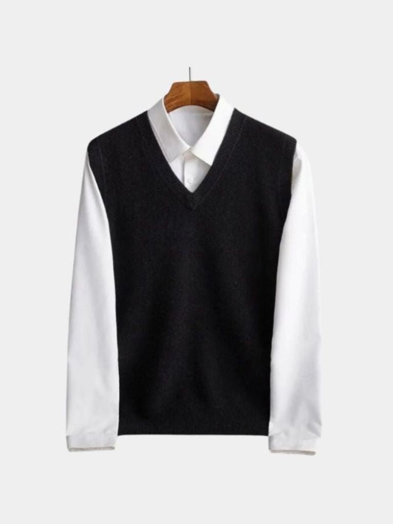 100% Merino Wool Sweater Vest for Men