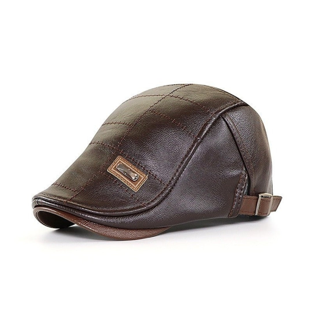 Lennart leather-look hat for men