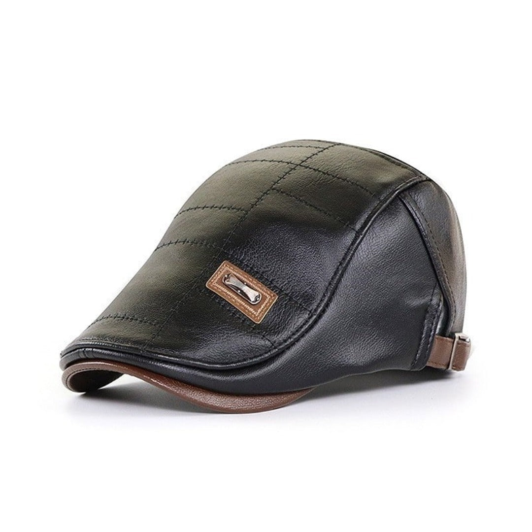 Lennart leather-look hat for men