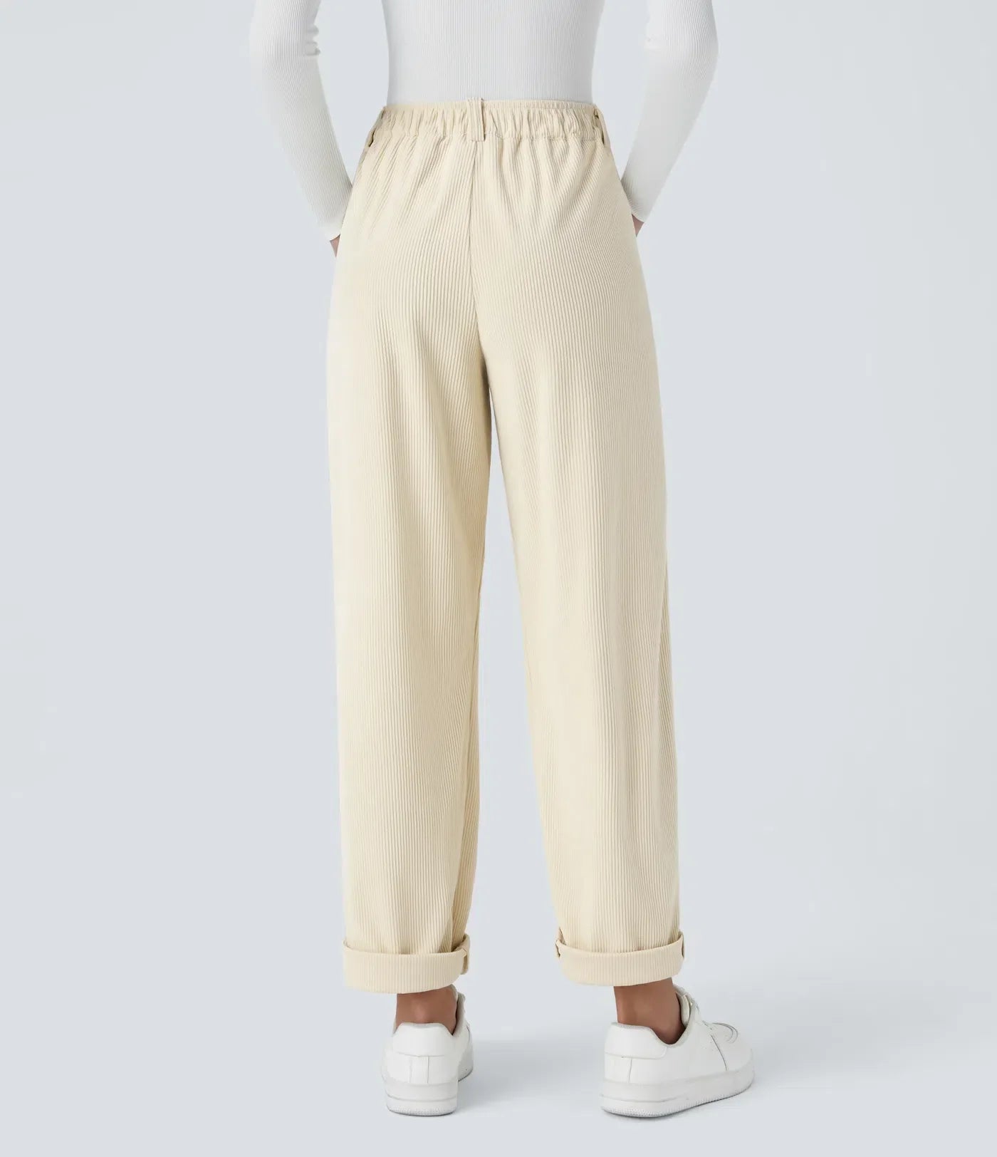 Jhana Casual Corduroy Pants for Women