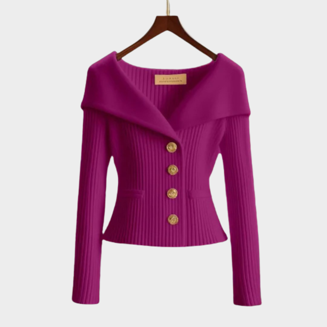 Juliana Elegant Cardigan with Buttons for Women