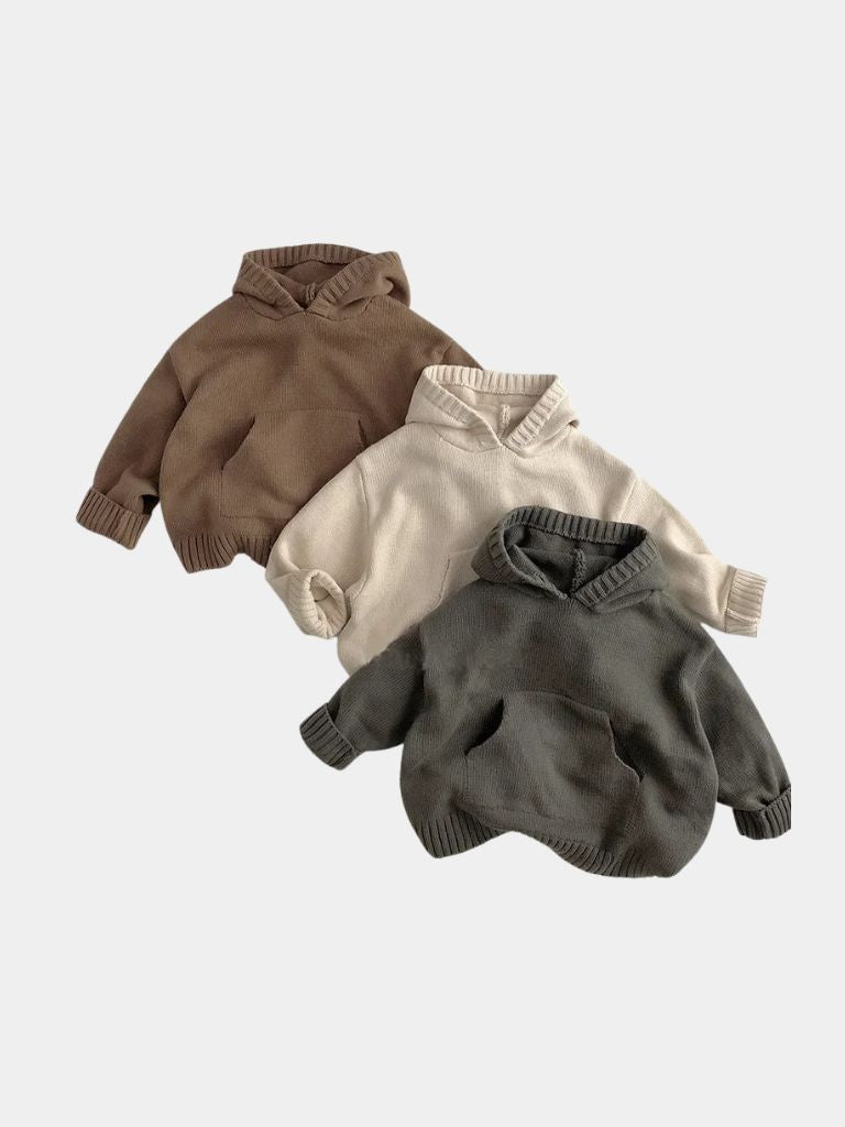 Montclair Kids Heritage Knit Hoodie - Cross & Crown