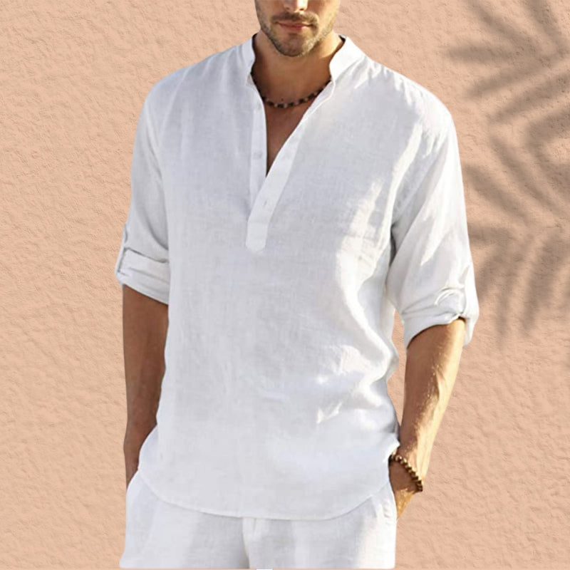 Ben | Casual Linen Long Sleeve Shirt