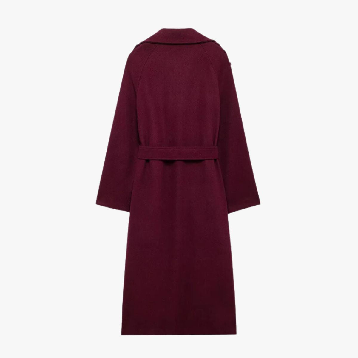 Chic Burgundy Coat for Women