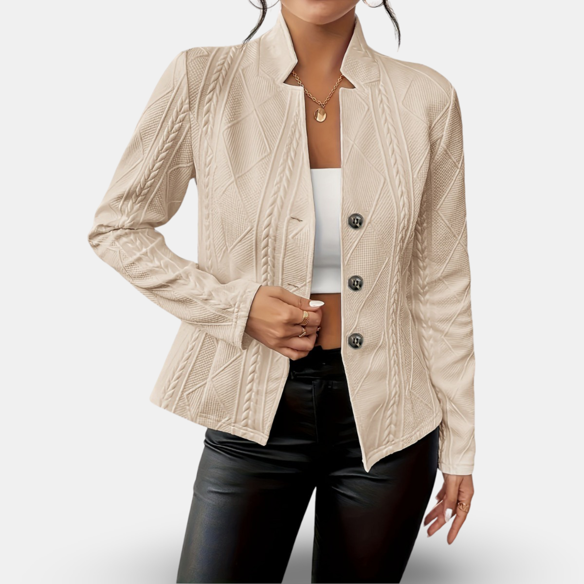 Rayna Elegant Tailored Cardigan for Women