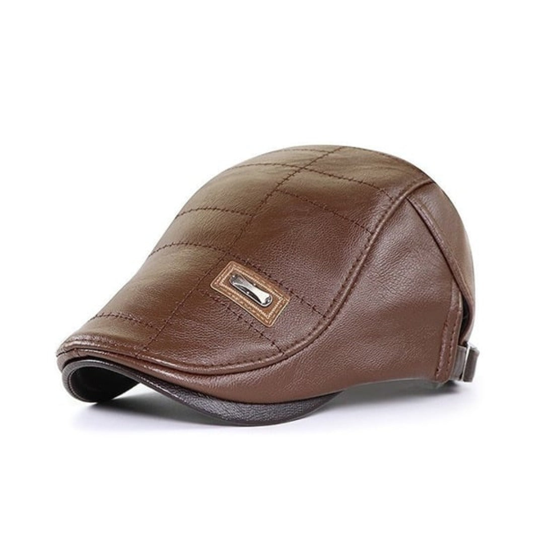 Lennart leather-look hat for men