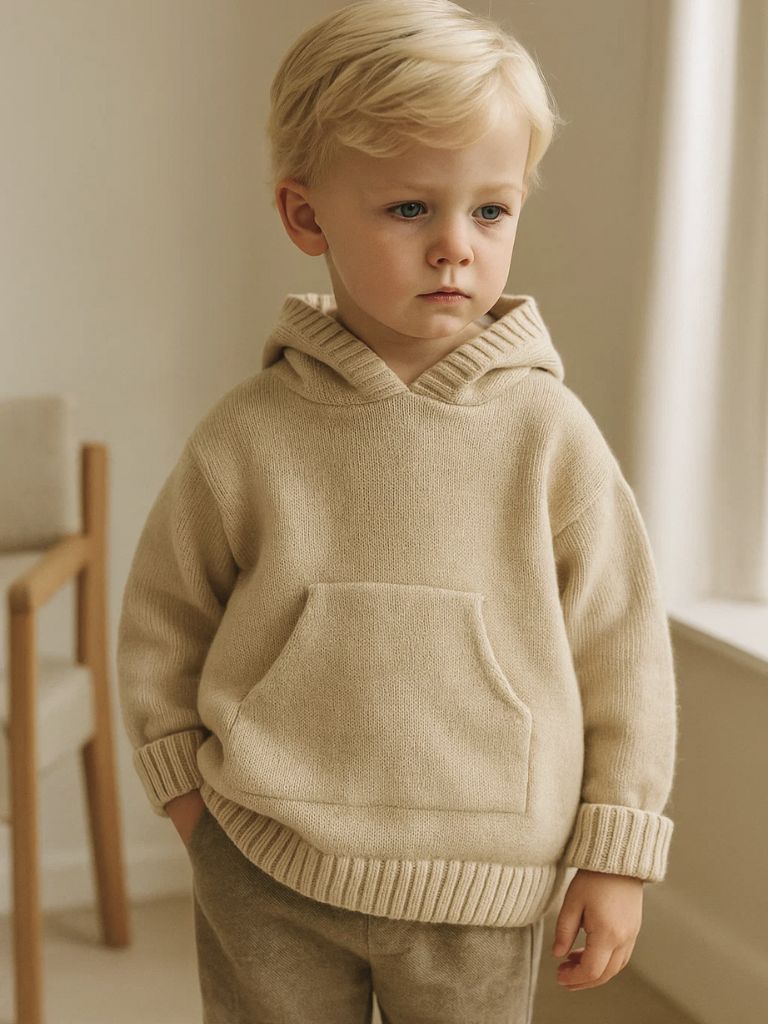 Montclair Kids Heritage Knit Hoodie - Cross & Crown