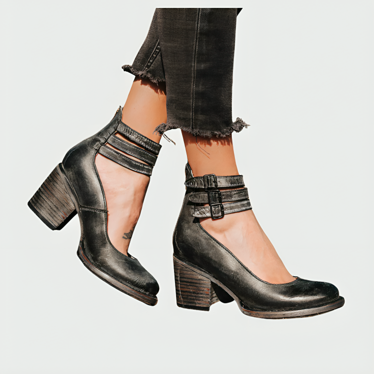 Nola Minimalist Leather Sandal