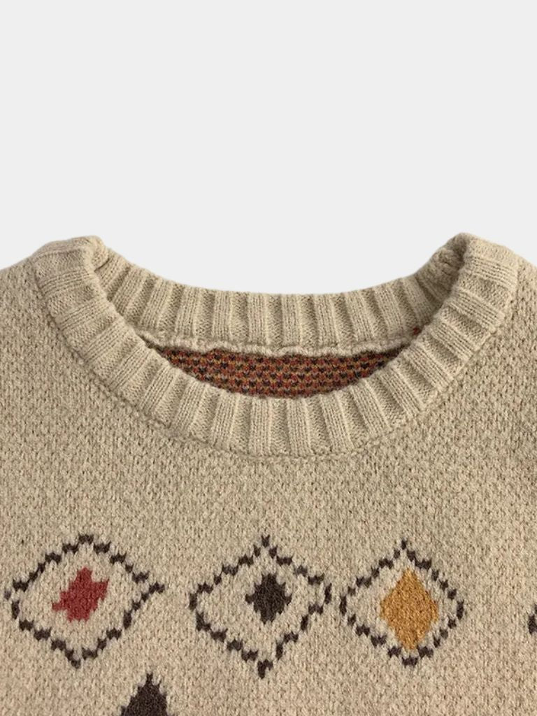 Petit Marquis Retro Knit Sweater - Cross & Crown