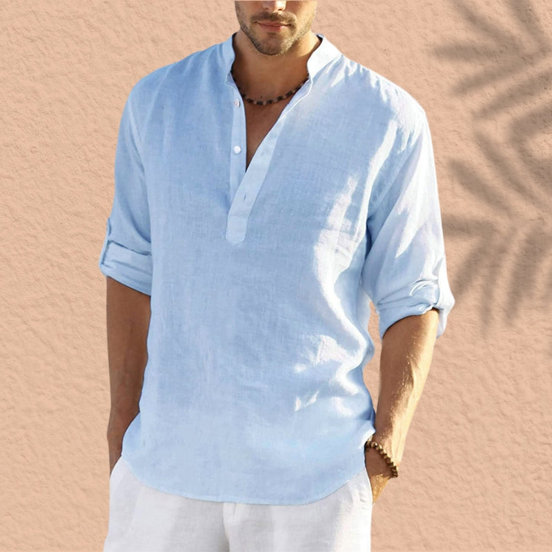 Ben | Casual Linen Long Sleeve Shirt