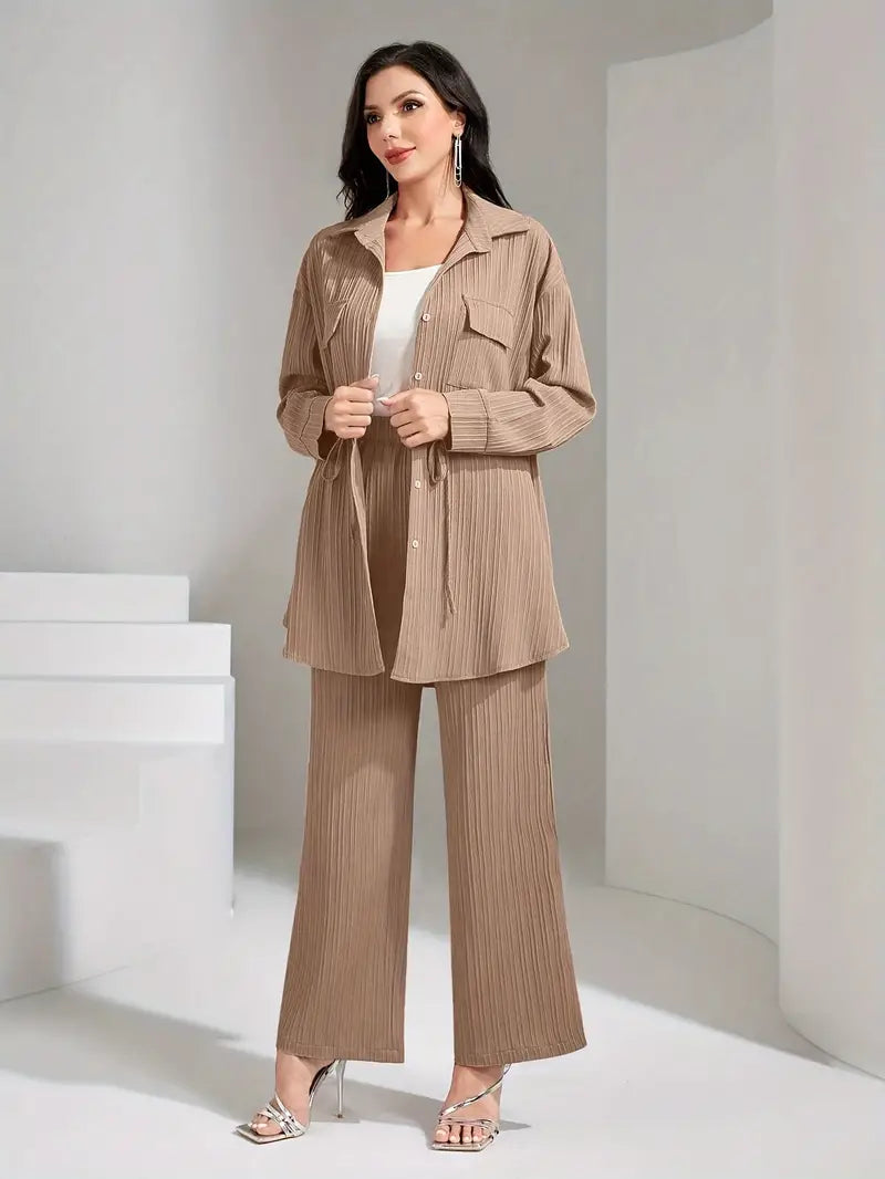 Hildegard Elegant Pantsuit Set for Women