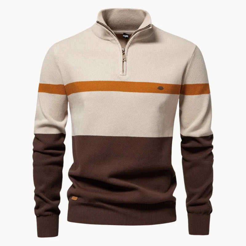 Armand Sweater with Quarter-Zip