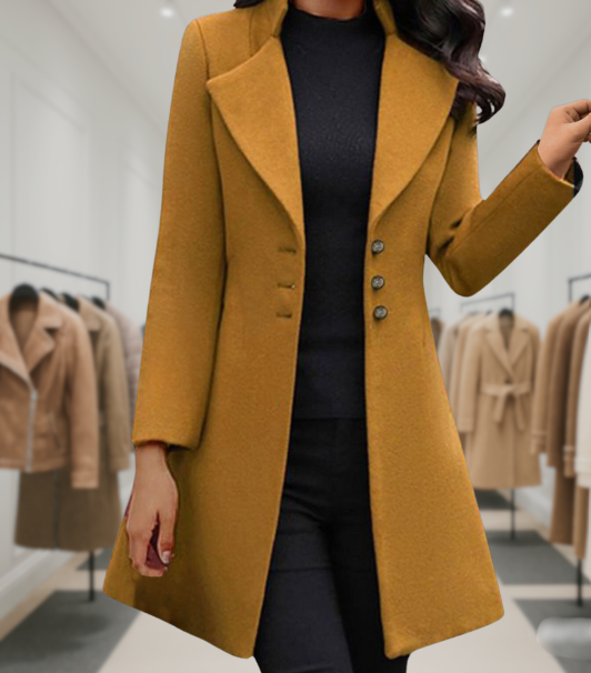 Elegant Wool Coat for Women