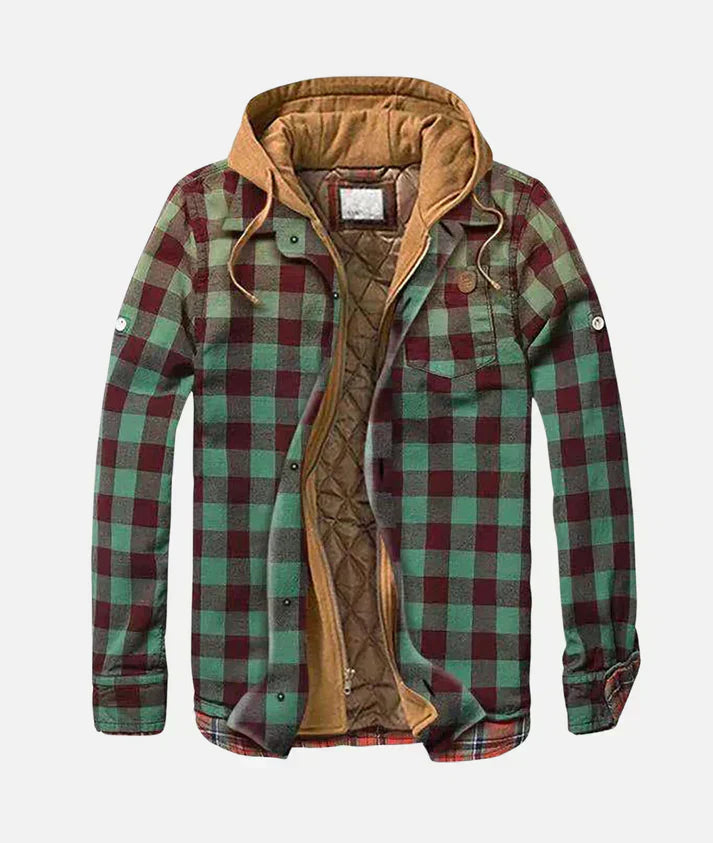 Darwin | Stylish Patchwork Plaid Jacket