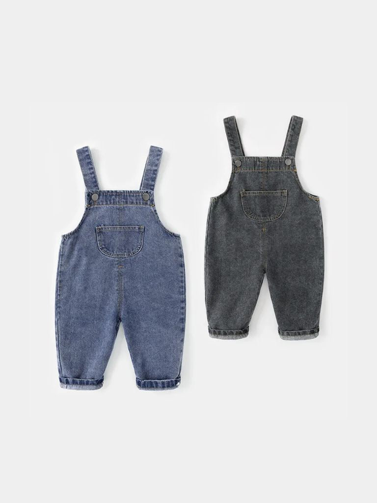 Maison Enfant Classic Denim Overalls - Cross & Crown