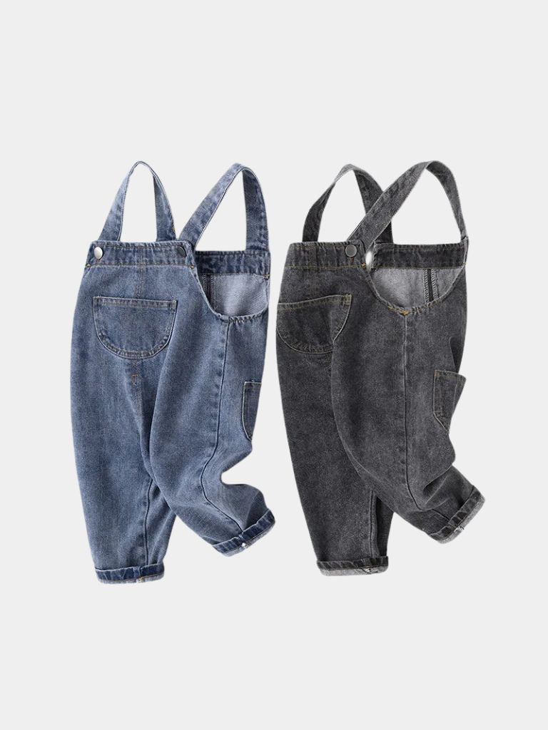 Maison Enfant Classic Denim Overalls - Cross & Crown