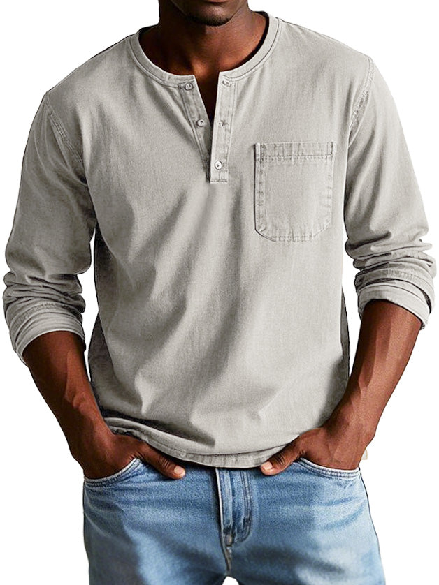 Owen | Vintage Henley Shirt