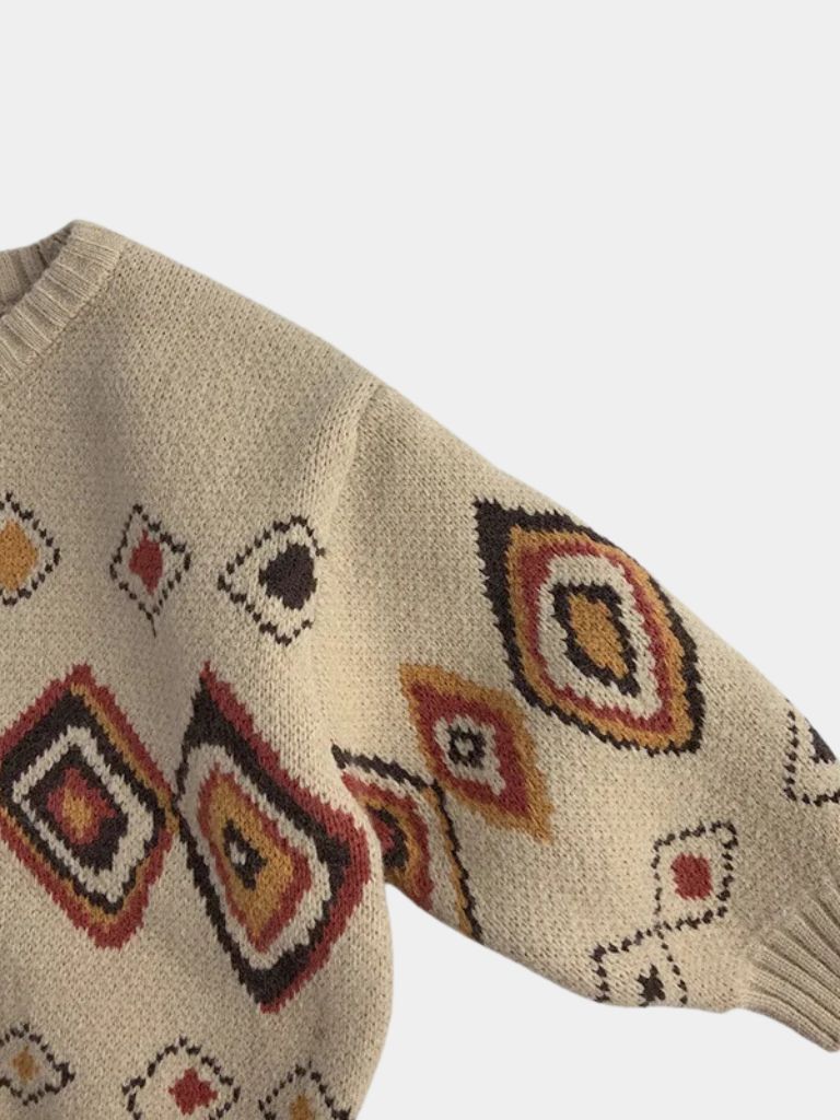 Petit Marquis Retro Knit Sweater - Cross & Crown