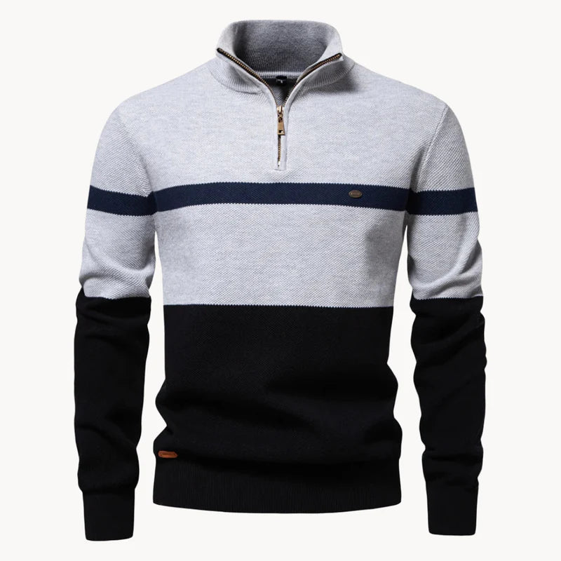 Armand Sweater with Quarter-Zip