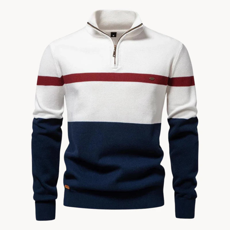 Armand Sweater with Quarter-Zip