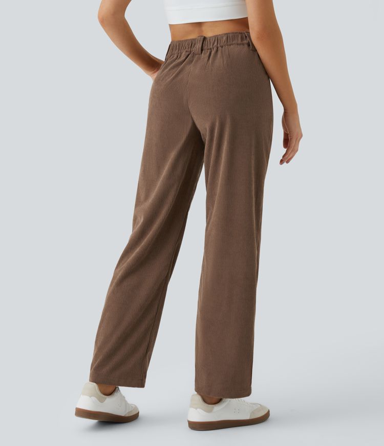 Jhana Casual Corduroy Pants for Women