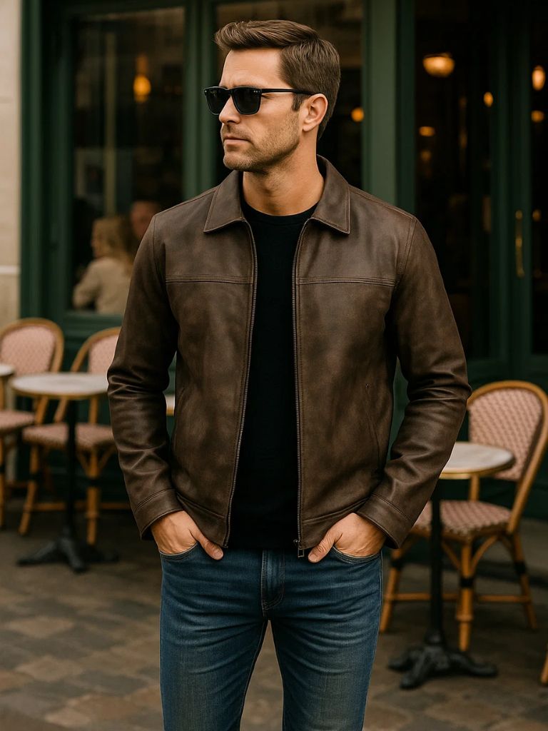 Regent Estate Leather Jacket - Cross & Crown