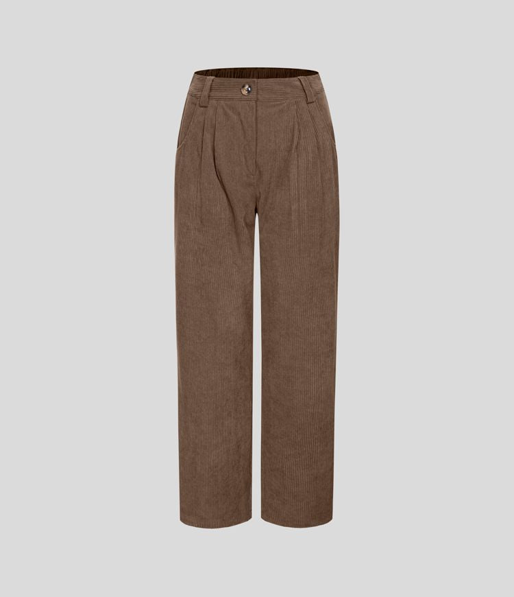 Jhana Casual Corduroy Pants for Women