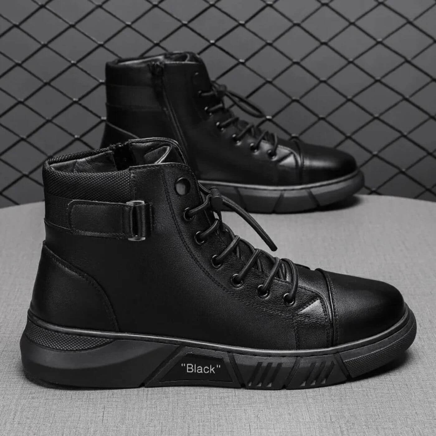 Axel Orthopedic Black Sneakers for Men