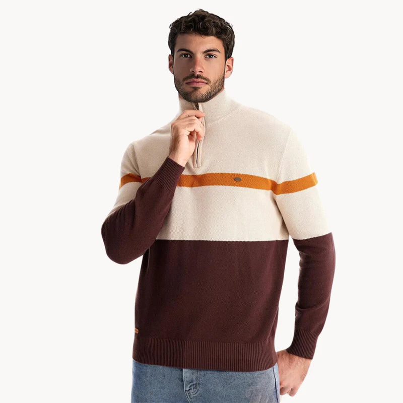 Armand Sweater with Quarter-Zip