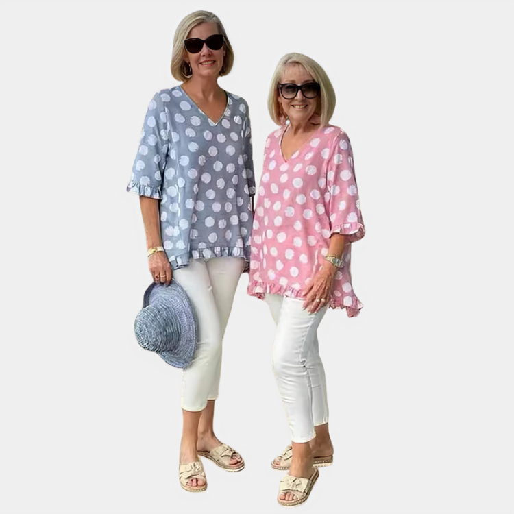 Chloe Classic V-Neck Blouse