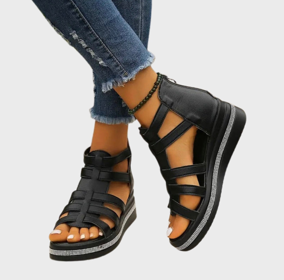 Chloe Elegant Wedge Sandals