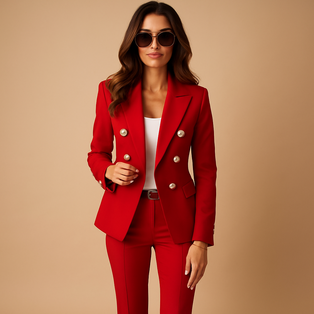 Blazer and trouser suit set for women | Milou