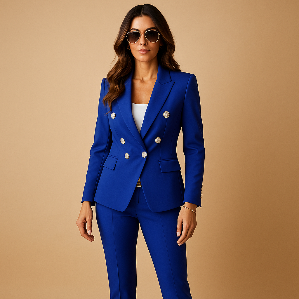 Blazer and trouser suit set for women | Milou