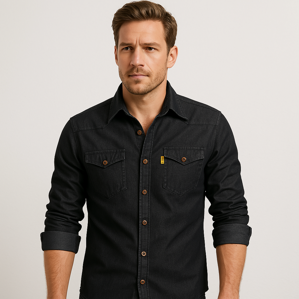 Spencer | Cotton Denim Shirt