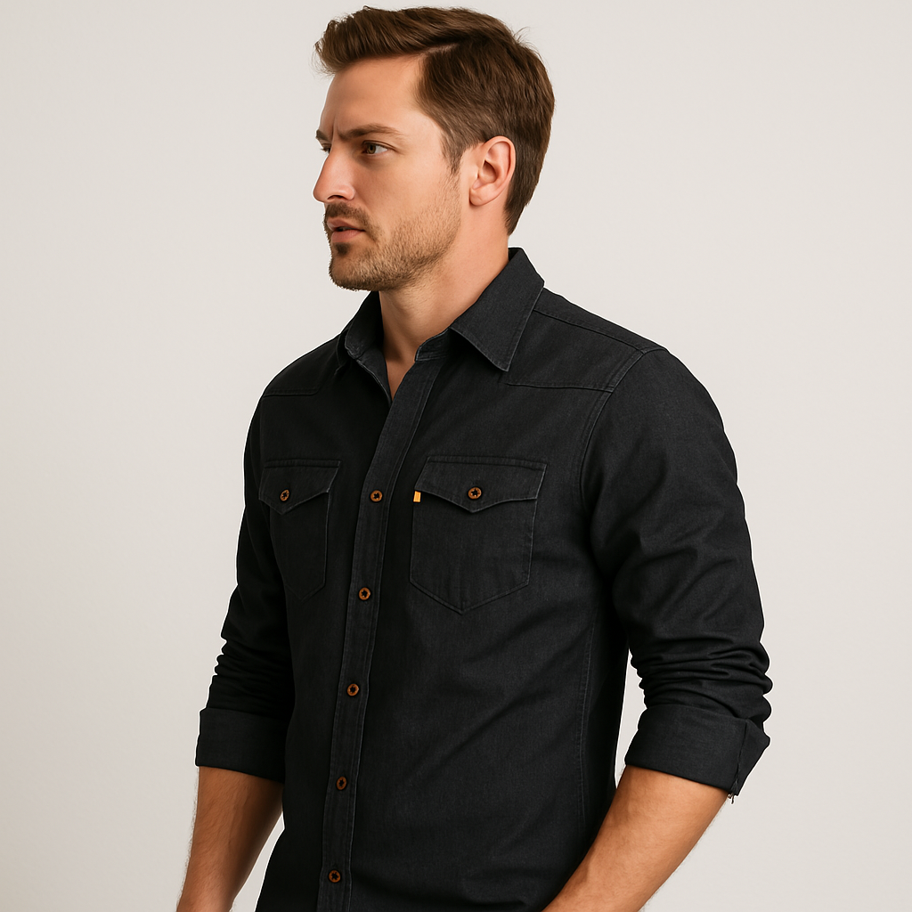 Spencer | Cotton Denim Shirt