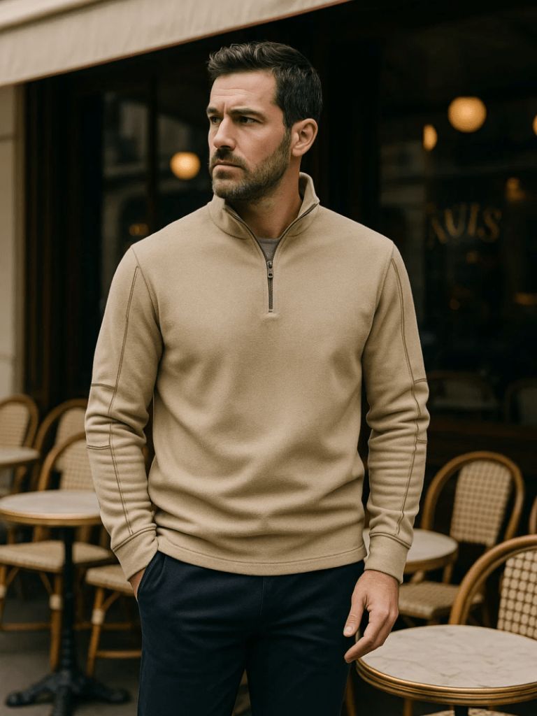 Alpine Quarter-Zip Sweater for Men