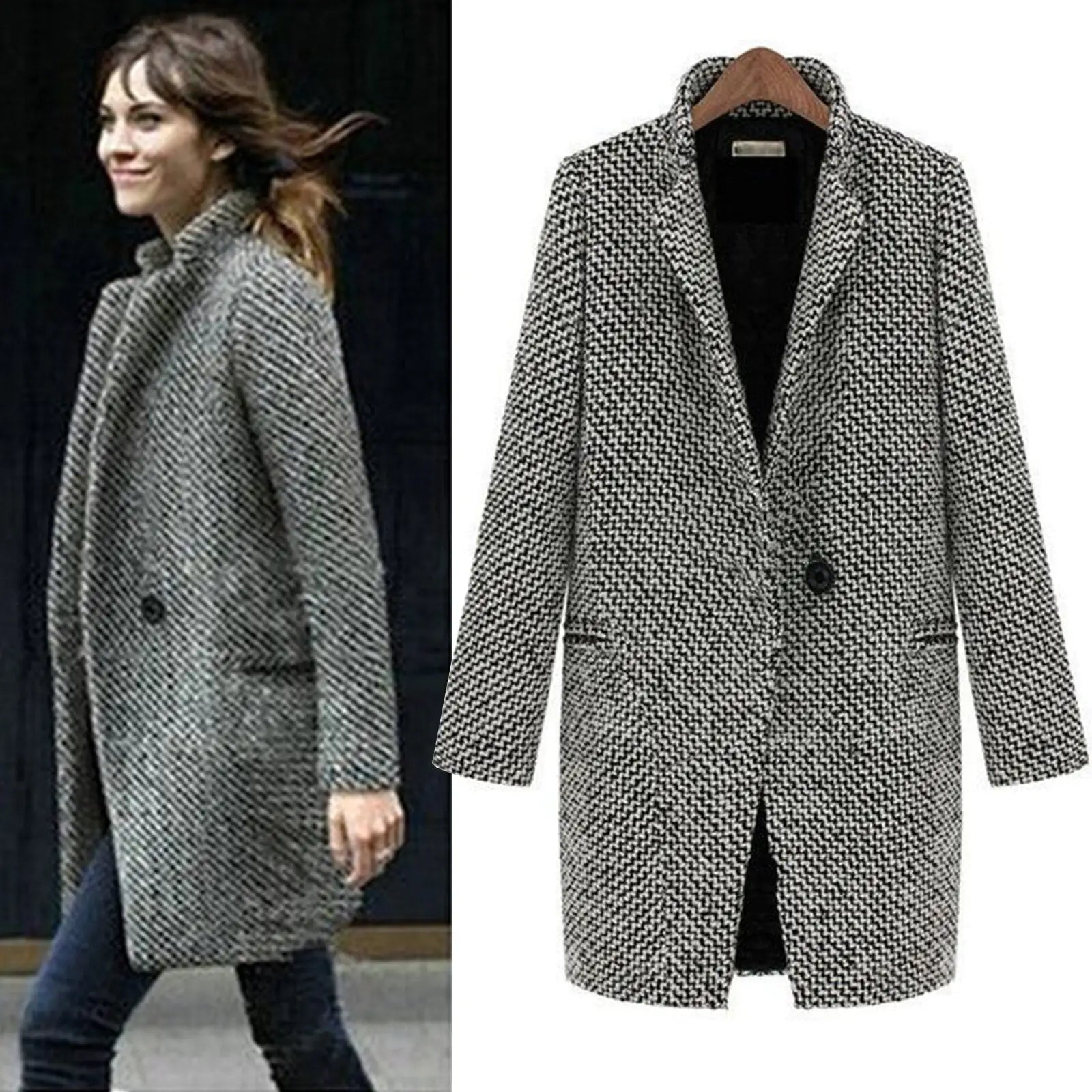 Cheska Comfortable Long Coat for Women